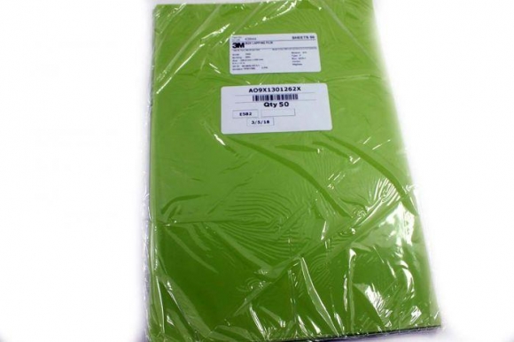 3M 1um Lapping Film / Polishing Film Aluminum Oxide 9" x 13" Sheet Green - 50 Pack 3M 1um Lapping Film / Polishing Film Aluminum Oxide 9" x 13" Sheet Green - 50 Pack