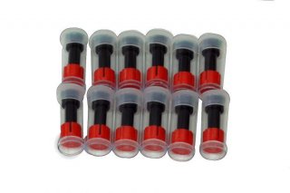 Divot Index Matching Gel Replacement Cartridges Bare Fiber Testing Device 12 Pack