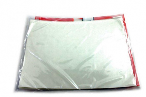 FIB .3um Lapping Film / Polishing Film Aluminum Oxide 9" x 6.5" Sheet White - 25 Pack