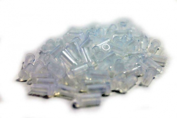 FIB Dust Cap Connector 2.5mm Ferrules Clear - 100 Pack FIB Dust Cap Connector 2.5mm Ferrules Clear - 100 Pack