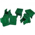 FIB Dust Cap Mating Sleeve Adapter SC Green - 100 Pack FIB Dust Cap Mating Sleeve Adapter SC Green - 100 Pack