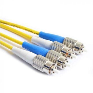FIB Fiber Optic Patch Cable, FC to FC UPC-UPC, 1 meter, 3mm Duplex SM SMF-28 Ultra Fiber