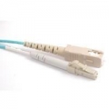 FIB Fiber Optic Patch Cable, LC PC to SC PC, 1 meter, 1.6mm Simplex MM ClearCurveOM3 Fiber FIB Fiber Optic Patch Cable, LC PC to SC PC, 1 meter, 1.6mm Simplex MM ClearCurveOM3 Fiber