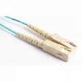 FIB Fiber Optic Patch Cable, SC PC to SC PC, 10 meters, 1.6mm Simplex MM ClearCurveOM3 Fiber