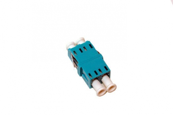 FIB LC 10Gig Adapter Duplex Aqua Multimode - No Flange, Style 5, SC Footprint FIB LC 10Gig Adapter Duplex Aqua Multimode - No Flange, Style 5, SC Footprint