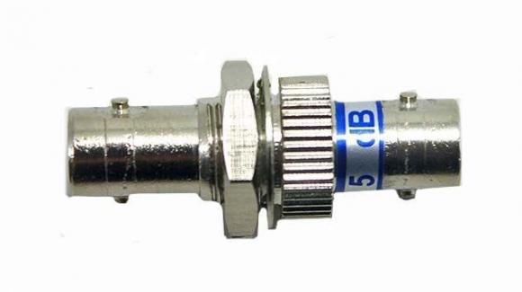 FIB ST Attenuator Female to Female Singlemode 1310/1550 Bulkhead 5dB FIB ST Attenuator Female to Female Singlemode 1310/1550 Bulkhead 5dB