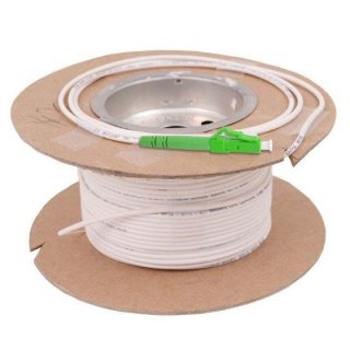 MDU White Drop Fiber Patch Cord SC/APC-SC/APC 153 meters (500 feet)