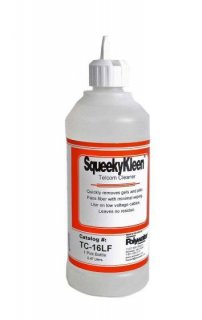 Polywater Cleaning Solution SqueekyKleen Telecom Cleaner with Flip Top 16 oz.