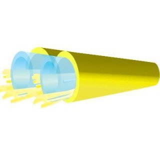 TLC 2mm Duplex Furcation Tube Yellow TLC 2mm Duplex Furcation Tube Yellow