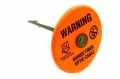 7" Fiber Soil Marker Disk with 13" Stainless Steel Stake