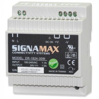 AESP 30 Watt extent temp DIN-rail Mount Power supply