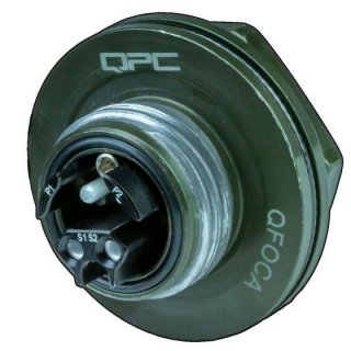 FIB Blue 12-Fiber MM OM1 QFOCA Jam Nut - ST 10 '