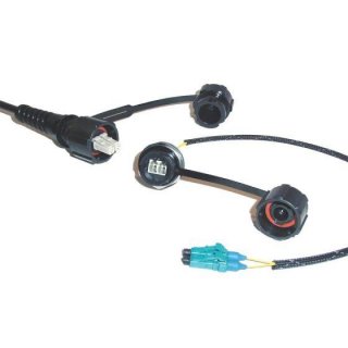 FIB Blue ODVA LC Plug to OVDA LC Plug 2-fiber SM 1' FIB Blue ODVA LC Plug to OVDA LC Plug 2-fiber SM 1'