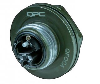 FIB Blue Premium-Grade 4-Fiber Tactical Assembly SM QFOCA Jam Nut