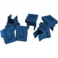 FIB Dust Cap Mating Sleeve Adapter SC Blue - 100 Pack FIB Dust Cap Mating Sleeve Adapter SC Blue - 100 Pack