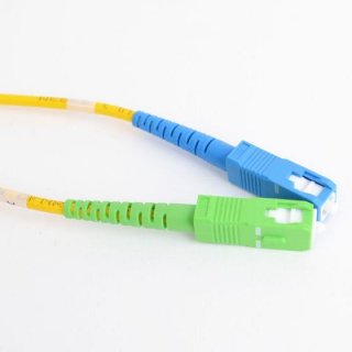 FIB Fiber Optic Cable Simplex 3mm SM SMF-28 Ultra Fiber SC/APC to SC/UPC 3m