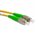 FIB Fiber Optic Patch Cable, FC to FC APC-APC, 1 meter, 3mm Simplex SM SMF-28 Ultra Fiber