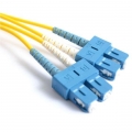 FIB Fiber Optic Patch Cable, SC to SC UPC-UPC, 1 meter, 3mm Duplex SM SMF-28 Ultra Fiber