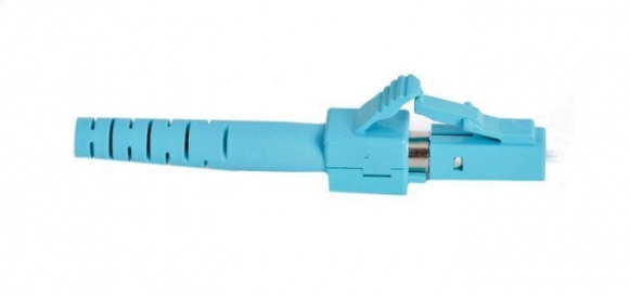 FIB LC Connector Simplex Multimode 50um OM3 Aqua Housing 1.6-2mm Boot