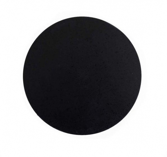 FIB Polishing Pad 90 Durometer Rubber Circular 5" Black