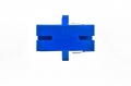 FIB SC Adapter Simplex Blue Singlemode or Multimode - with Flange, Style 3