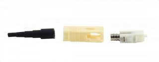 FIB SC Connector Multimode 127um Zirconia Ferrule 900um Boot FIB SC Connector Multimode 127um Zirconia Ferrule 900um Boot