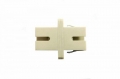 FIB SC MM Adapter, Bronze Sleeve-Beige