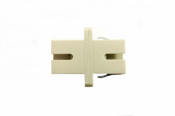 FIB SC MM Adapter, Bronze Sleeve-Beige