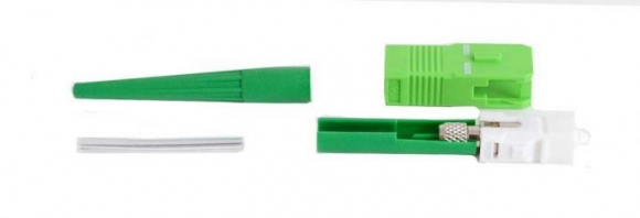 FIB Splice-On Connector SC APC Singlemode Cheetah 900um Green 100 Pack FIB Splice-On Connector SC APC Singlemode Cheetah 900um Green 100 Pack
