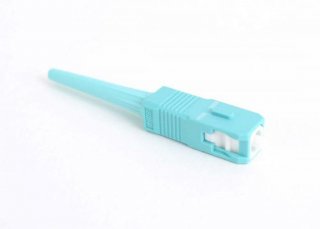 FIB Splice-On Connector SC PC Multimode Cheetah 50um OM3 900um Aqua 10 Pack