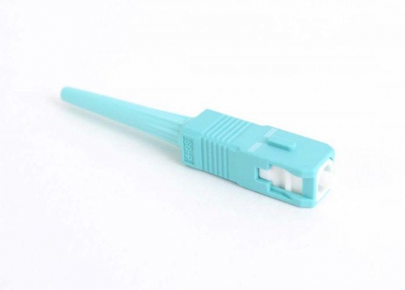 FIB Splice-On Connector SC PC Multimode Cheetah 50um OM3 900um Aqua 10 Pack FIB Splice-On Connector SC PC Multimode Cheetah 50um OM3 900um Aqua 10 Pack