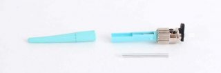 FIB ST PC Splice-On Connector Multimode Cheetah 50um OM3 900um-Aqua, 10pk FIB ST PC Splice-On Connector Multimode Cheetah 50um OM3 900um-Aqua, 10pk