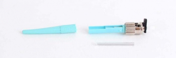 FIB ST PC Splice-On Connector Multimode Cheetah 50um OM3 900um-Aqua, 10pk FIB ST PC Splice-On Connector Multimode Cheetah 50um OM3 900um-Aqua, 10pk