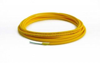 TLC 2 Fiber SM SMF28 Ultra Distribution Fiber Optic Cable Riser Yellow 4.4mm OD