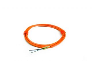 TLC 4 Fiber, 62.5/125um MM Infinicor300, Distribution Fiber Optic Cable, Plenum, Orange