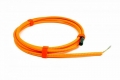 TLC 6 Fiber MM 62.5um OM1 Distribution Fiber Optic Cable 4.8mm OD w/AIA Riser Orange