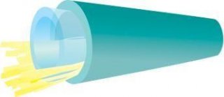 TLC Furcation Tube 2mm Aqua TLC Furcation Tube 2mm Aqua