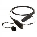 Blue Expanded Mini Jam-Nut Receptacle to ST 4-channel SM 1'