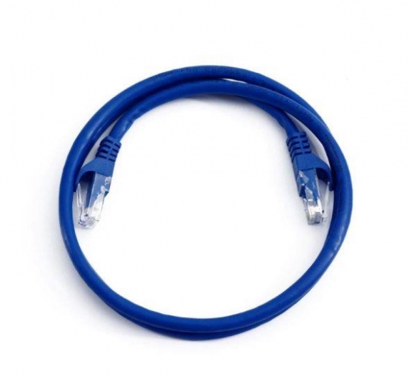 Cat5E 4' Patchcord w/boots, Blue