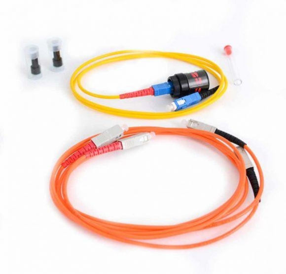 Divot Bare Fiber Testing Device - SC SM, MM 62.5um & 50um Divot Bare Fiber Testing Device - SC SM, MM 62.5um & 50um