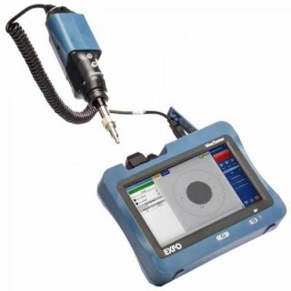EXFO Handheld Display with Digital Inspection Probe Automated Pass/Fail Analysis Software Auto Center APC or UPC Connector & Adapter Tips " EXFO Handheld Display with Digital Inspection Probe Automated Pass/Fail Analysis Software Auto Center APC or UPC Connector & Adapter Tips "