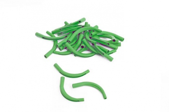 FIB Connector Boot LC 2.0mm 90 Degree Green - 25 Pack