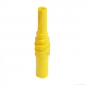 FIB Connector Boot ST 3.0mm Yellow - 25 Pack