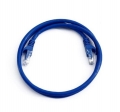 FIB Copper Cat 5e Patch Cable with Boots 15ft Blue