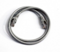FIB Copper Cat 5e Patch Cable with Boots 15ft Gray