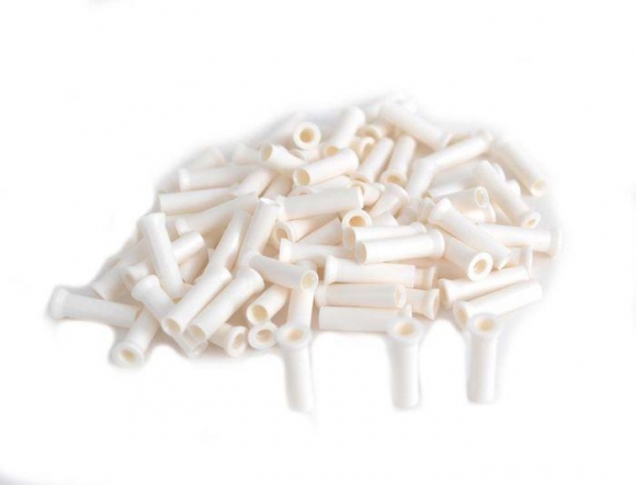 FIB Dust Cap Mating Sleeve Adapter LC White Round Head - 100 Pack FIB Dust Cap Mating Sleeve Adapter LC White Round Head - 100 Pack