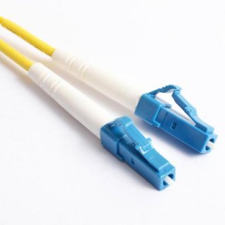 FIB Fiber Optic Patch Cable, LC to LC UPC-UPC, 2 meters, 1.6mm Simplex SM SMF-28 Ultra Fiber FIB Fiber Optic Patch Cable, LC to LC UPC-UPC, 2 meters, 1.6mm Simplex SM SMF-28 Ultra Fiber