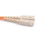 FIB Fiber Optic Patch Cable, SC PC to SC PC, 2 meters, 3mm Simplex MM Infinicor 300 Fiber