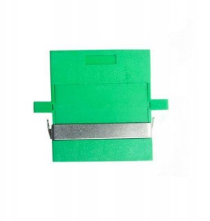 FIB LC Quad Adapter SC Footprint Green Zir Flange