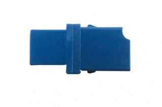 FIB LC Simplex Blue Singlemode Adapter - No Flange, Style 5 FIB LC Simplex Blue Singlemode Adapter - No Flange, Style 5